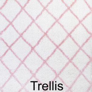 TRELLIS SHAG-Ivory pink